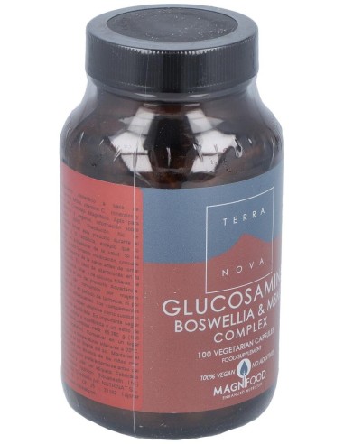 Glucosamina, Boswelia Y Msm Complex  100 Vcáps  de Terranova