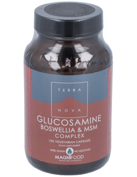 Glucosamina,Boswelia Y Msm Complex 100Vcap. de Terranova