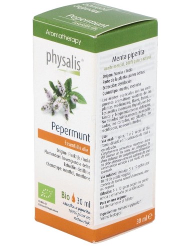 Esencia Menta Piperita 30Ml. Bio de Physalis