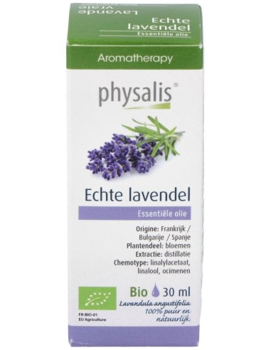 Esencia Lavanda Verdadera 30Ml. Bio de Physalis