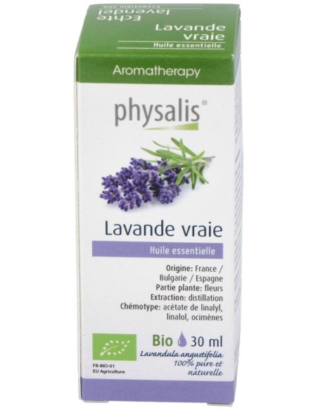 Esencia Lavanda Verdadera 30Ml. Bio de Physalis