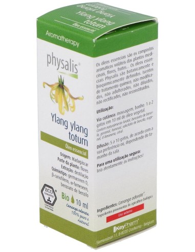 Esencia Ylang-Ylang 10Ml. Bio de Physalis
