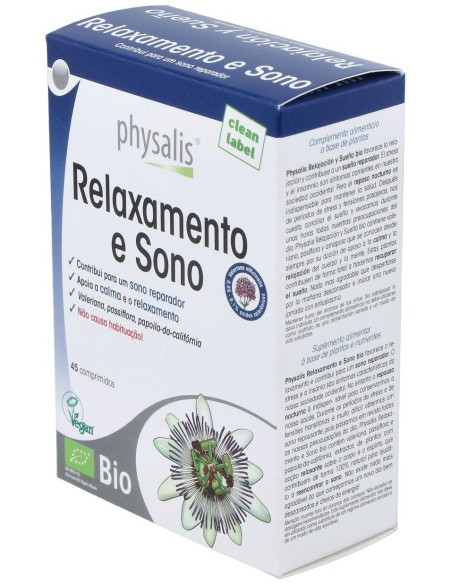 Relajacion Y Sueño 45Comp. Bio de Physalis