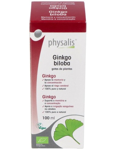 Ext. Ginkgo Biloba 100Ml. Bio de Physalis