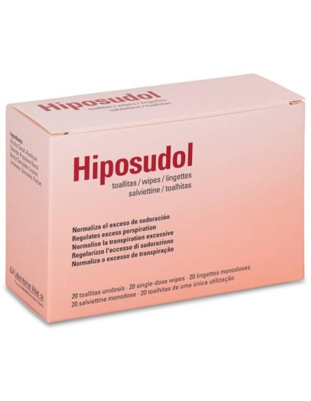 Hiposudol Toallitas 20 Sobres de Hiposudol
