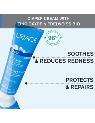Bebe 1Er Change Cambio Calmante-Reparador 100Ml. de Uriage