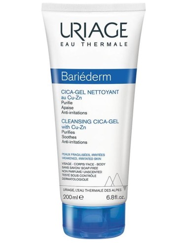 Bariederm Cica Gel Limpiador 200Ml. de Uriage
