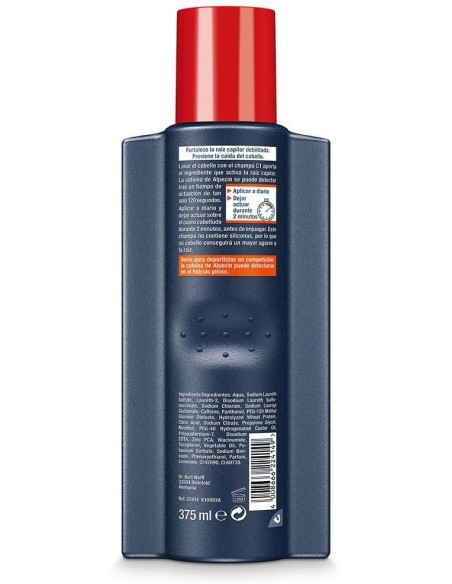 Alpecin C1 Caffeine Champu Anticaida 375Ml. de Alopecin