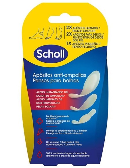 Scholl Apositos Anti Ampollas Mixto de Scholl