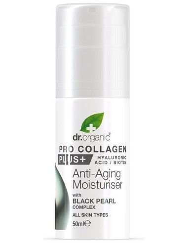 Crema Antiedad Pro-Collagen Plus Perla Negra 50Ml. de Dr. Organic