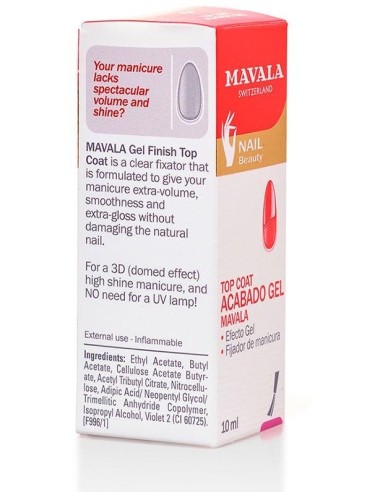 Mavala Top Coat Efecto Gel 10Ml. de Mavala