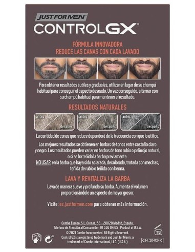 Just For Men Control Gx Barba 118 Ml de Just For Men