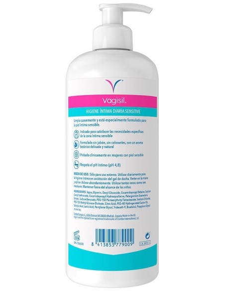 Vagisil Higiene Intima Sensitive 500 Ml de Vagisil