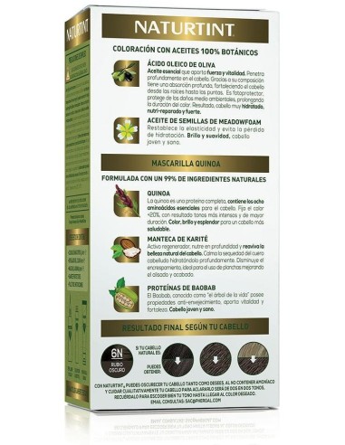 Tinte Novavis 6N Rubio Oscuro 120Ml. de Novavis