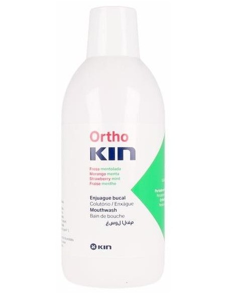 Ortho Kin Fresa Mentol Enjuague 500Ml de Kin