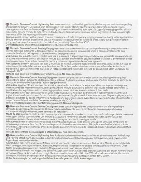 Neoretin Discrom Control Peeling Despigment 6Sbrs de Neoretin