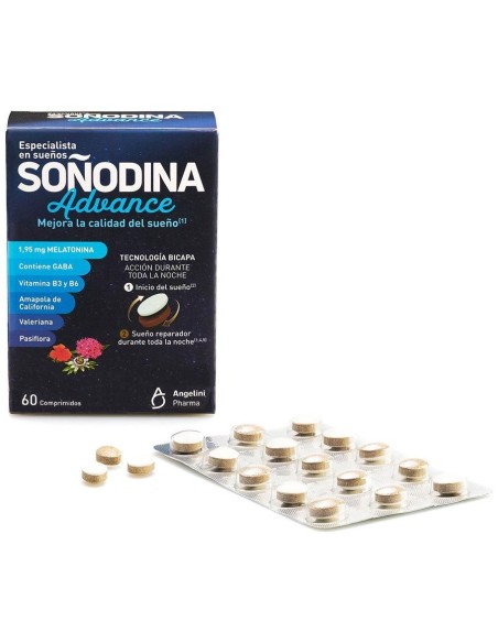 Soñodina Melatonina Bicapa 60Comp de Natura Essenziale