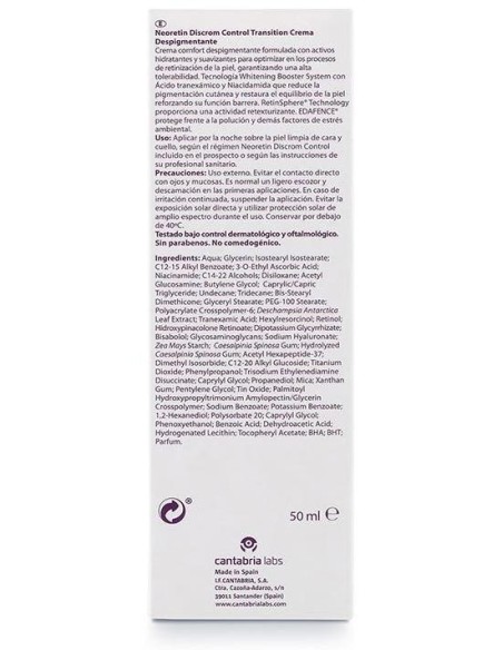 Neoretin Discrom Control Transition Despigment 50M de Neoretin