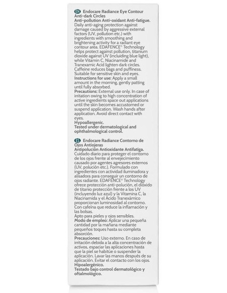 Endocare Radiance Contorno Ojos Y Antiojeras 15Ml de Endocare