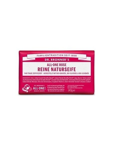 Jabon En Pastilla Rosas 140Gr. de Dr. Bronner´S