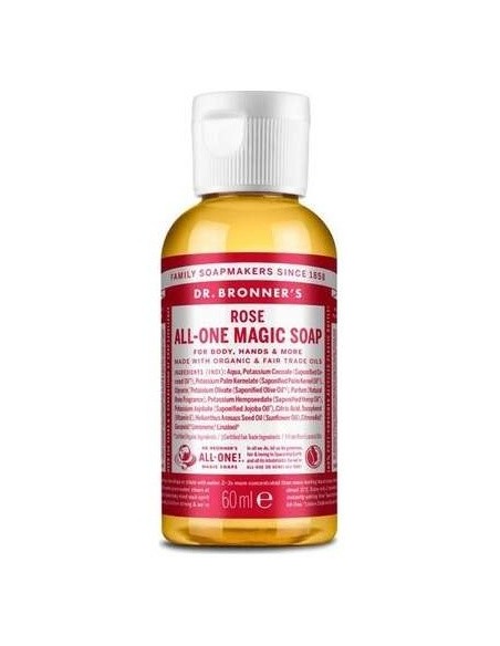 Jabon Liquido Rosas 60Ml. de Dr. Bronner´S