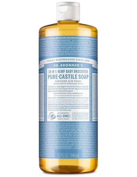 Jabon De Azucar Bebe Neutral 355Ml. de Dr. Bronner´S