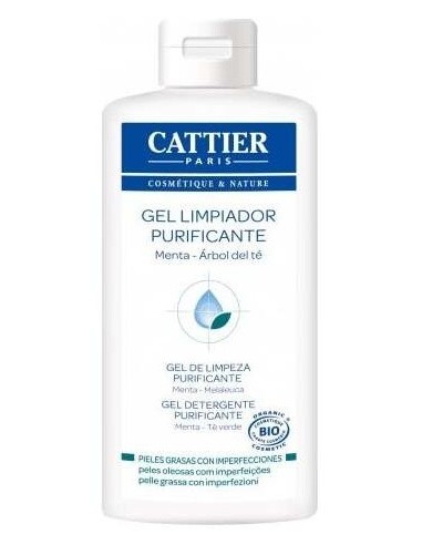 Gel Limpiador Purificante Con Tea Tree 200Ml de Cattier