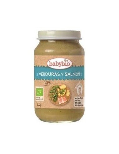 Potito Verduras Y Salmon 6Meses 200Gr. Bio de Babybio