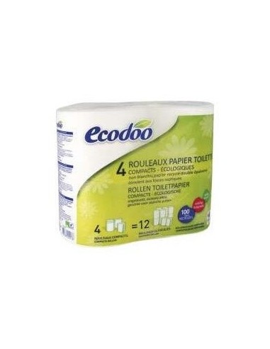 Papel Higienico Compacto 4Ud. de Ecodoo
