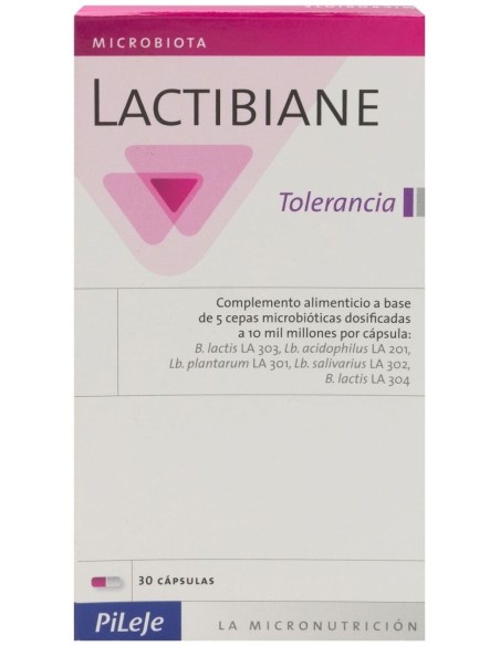 Lactibiane Tolérance  30 cápsulas de Pileje