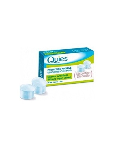 Tapones Antiruido Silicona 6Ud. Quies de Quies