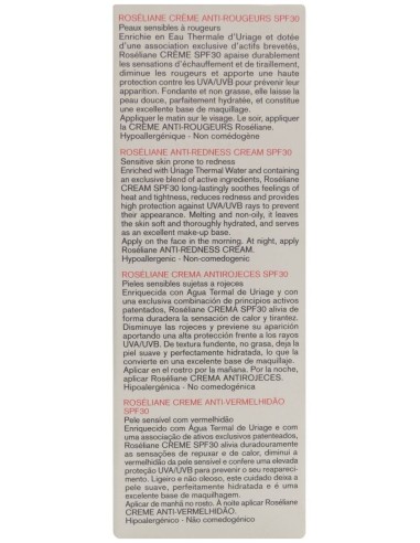 Roseliane Crema Antirojeces Spf30+ 40Ml. de Uriage