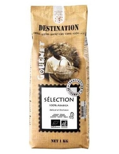 Cafe Arabica 100% Seleccion Grano 1Kg.Bio de Destination