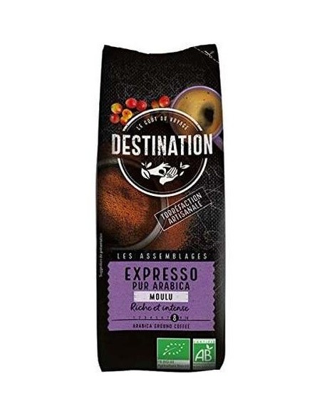 Cafe Expreso 100% Arabica Molido 250Gr Bio de Destination
