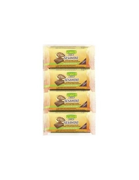 Barrita Sesamini Con Chocolate 4X27Gr. Bio de Rapunzel