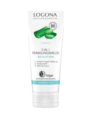 Leche Limpiadora 3En1 Aloe Vera 100Ml. de Logona