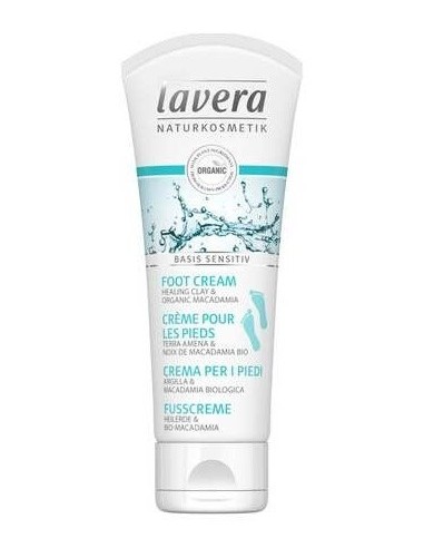 Crema Pies Ac. Macadamia+Arcilla 75Ml. Bio de Lavera