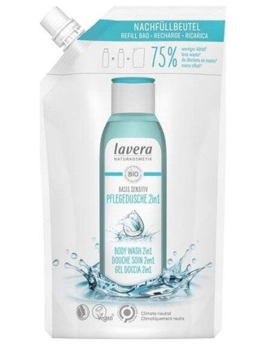 Basis Sensitiv Gel De Ducha-Champu  Recarga 500Ml. de Lavera