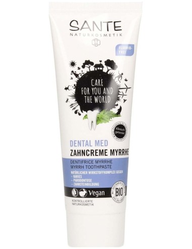 Dentifrico Mirra Sin Fluor 75Ml. de Sante Naturkosmetik