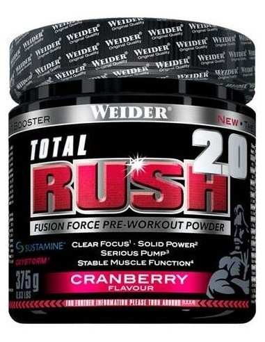 Weider Total Rush 2.0 Orange 375Gr. de Weider