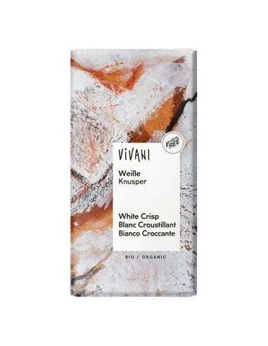 Chocolate Blanco Con Arroz Inflado 100Gr. Bio de Vivani
