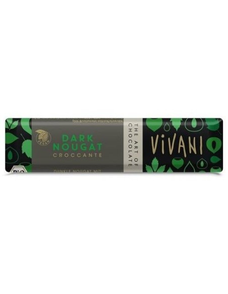 Chocolatina Dark Nougat Croccante de Vivani