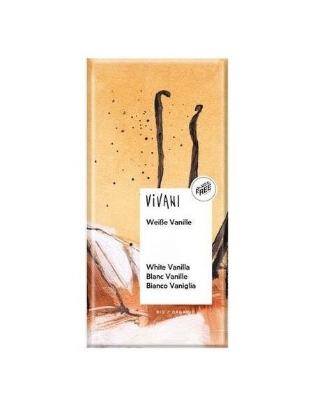 Chocolate Blanco Con Vainilla Bourbon 80Gr. Bio de Vivani