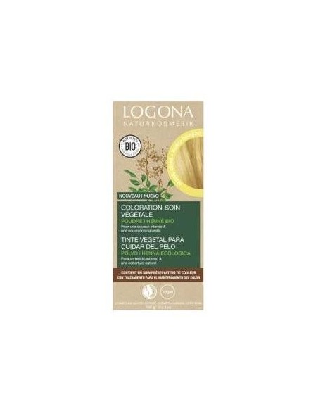 Colorante Vegetal Rubio Dorado 115Gr. Bio Vegan de Logona