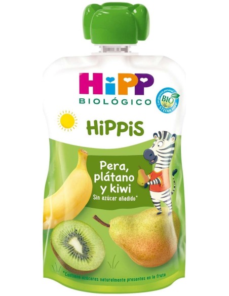 Pouches De Kiwi Pera Y Platano Bebibles 100Gr. Bio de Hipp