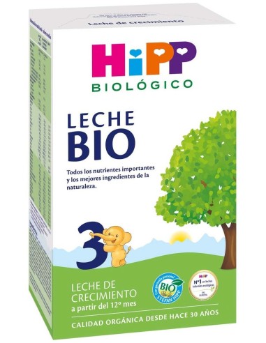 Leche 3 De Crecimiento Bio 500 g  de Hipp