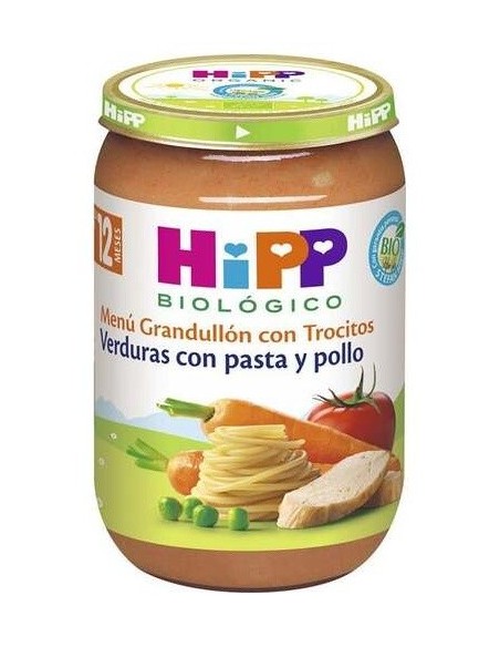 Tarrito De Verduras Con Pasta Y Pollo Bio 220 g  de Hipp