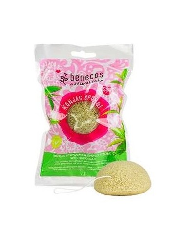 Esponja Konjac Te Verde Piel Mixta. Vegano de Benecos