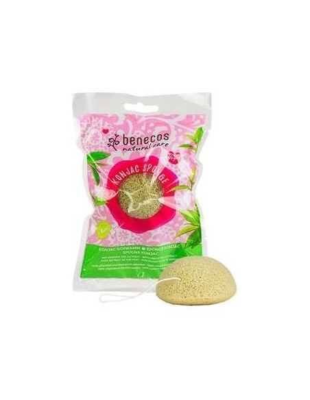 Esponja Konjac Te Verde Piel Mixta. Vegano de Benecos