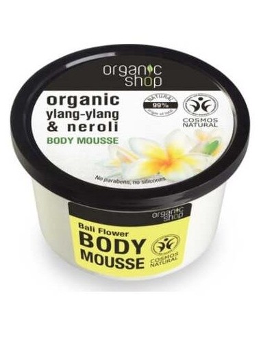 Mousse Corporal Revitalizante Ylang Ylang 250Ml. de Organic Shop